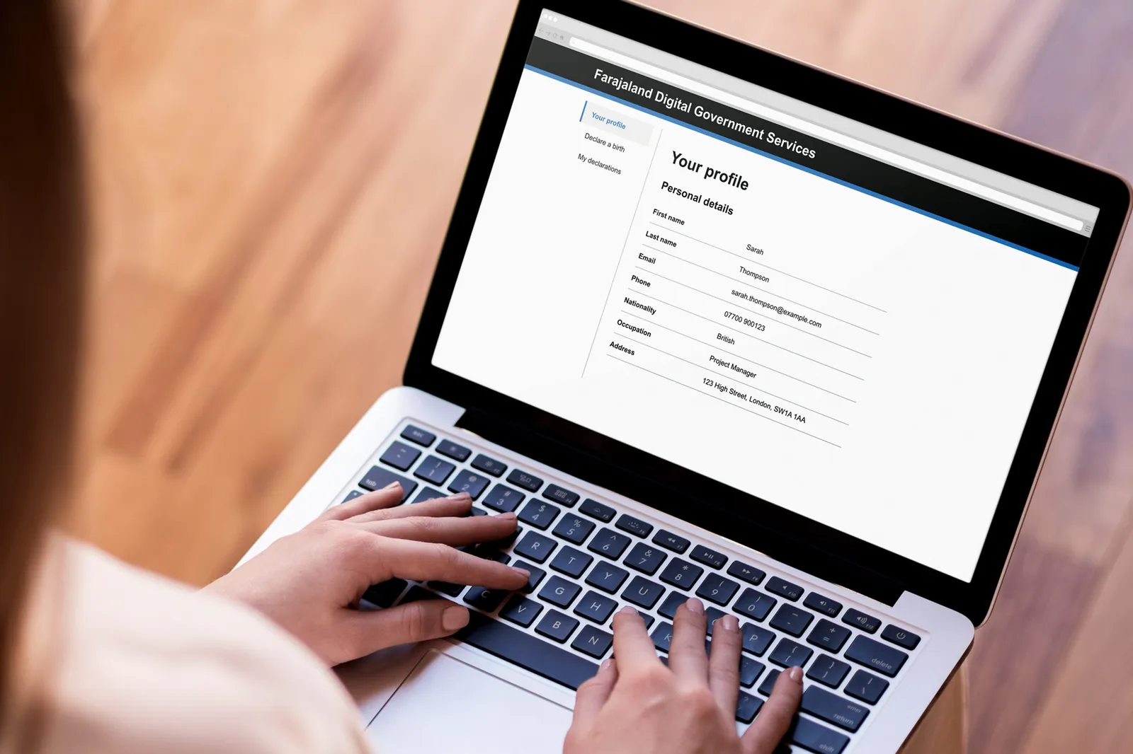 Public web portal