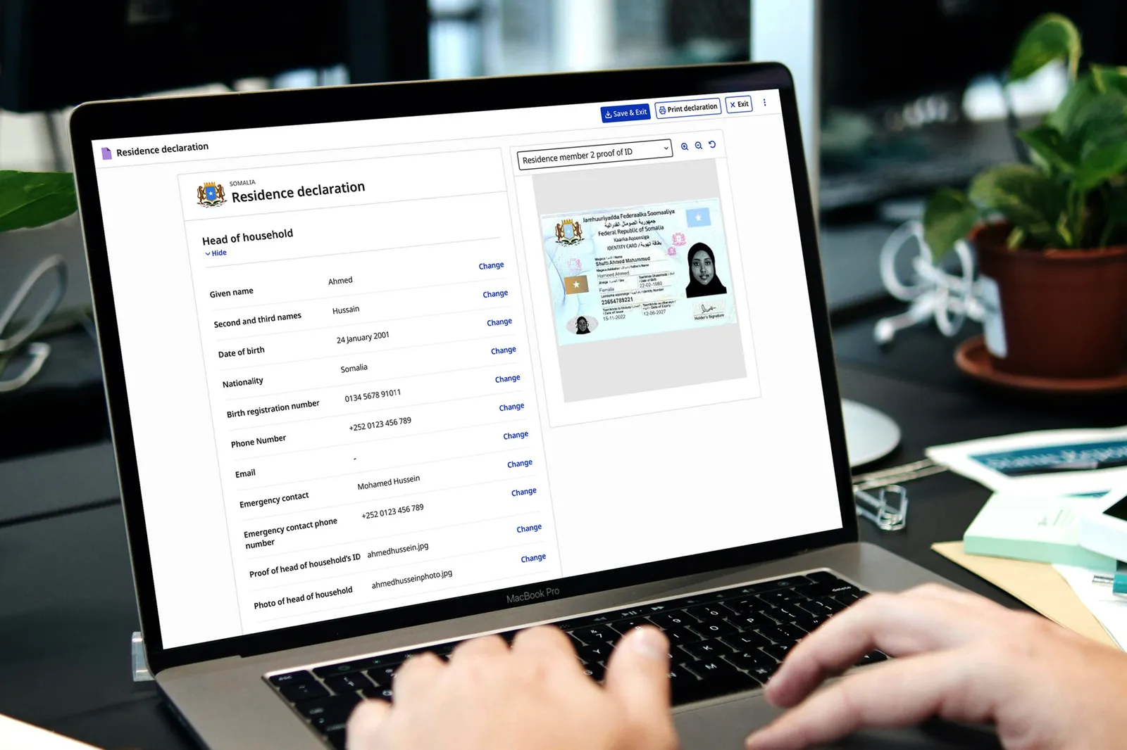 Person-centric registration