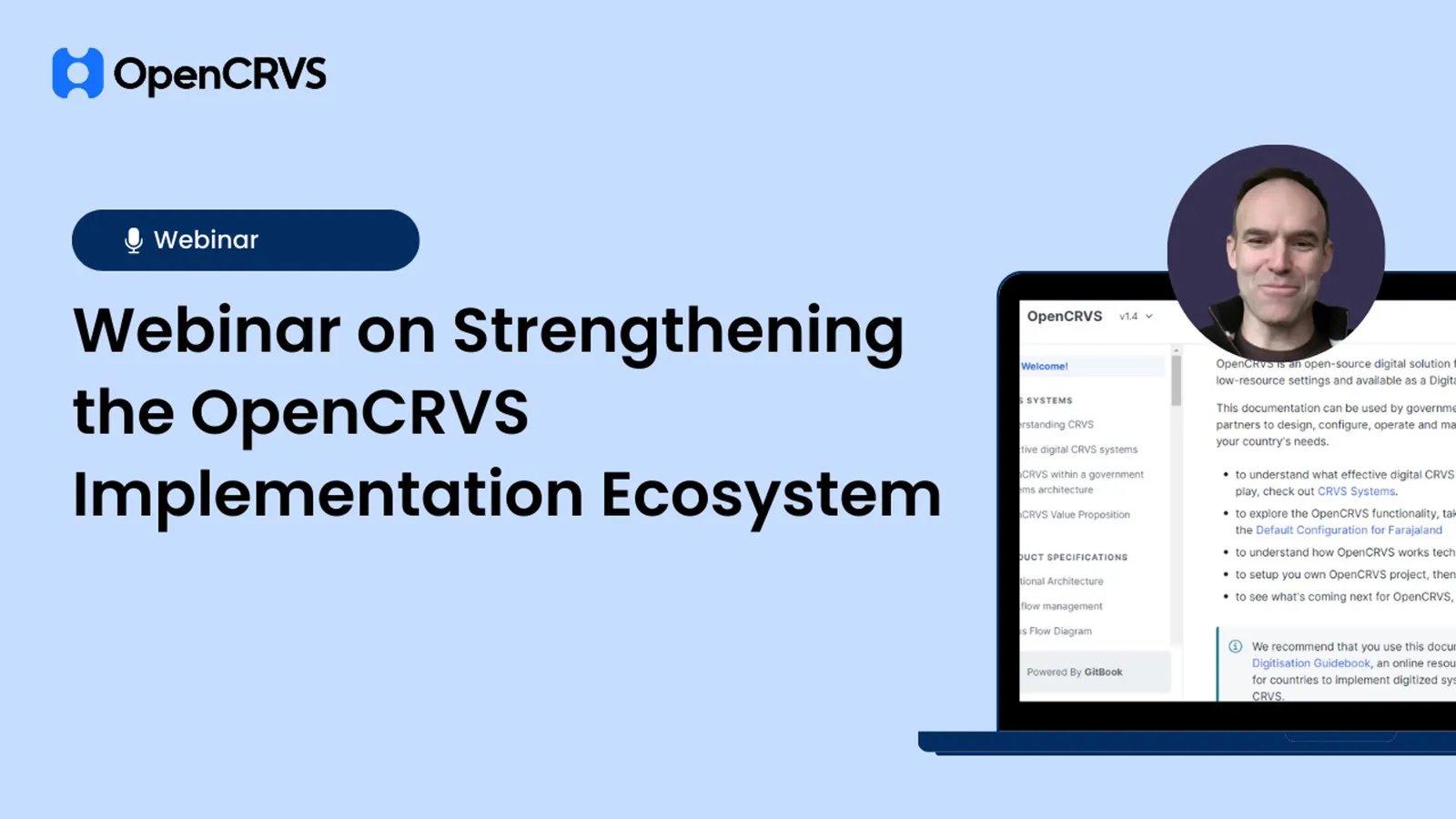Webinar: Strengthening the OpenCRVS Implementation Ecosystem